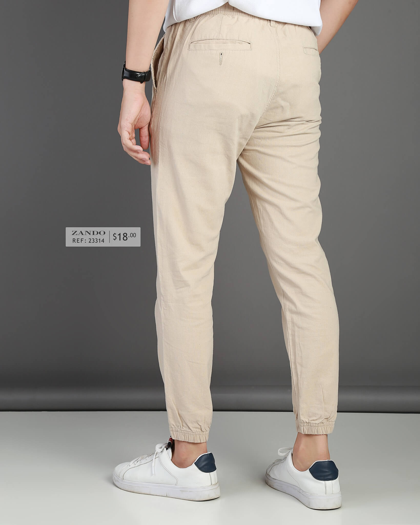 men's linen joggers