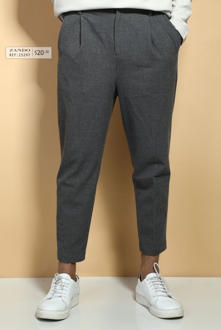 Men Carrot Fit Pants