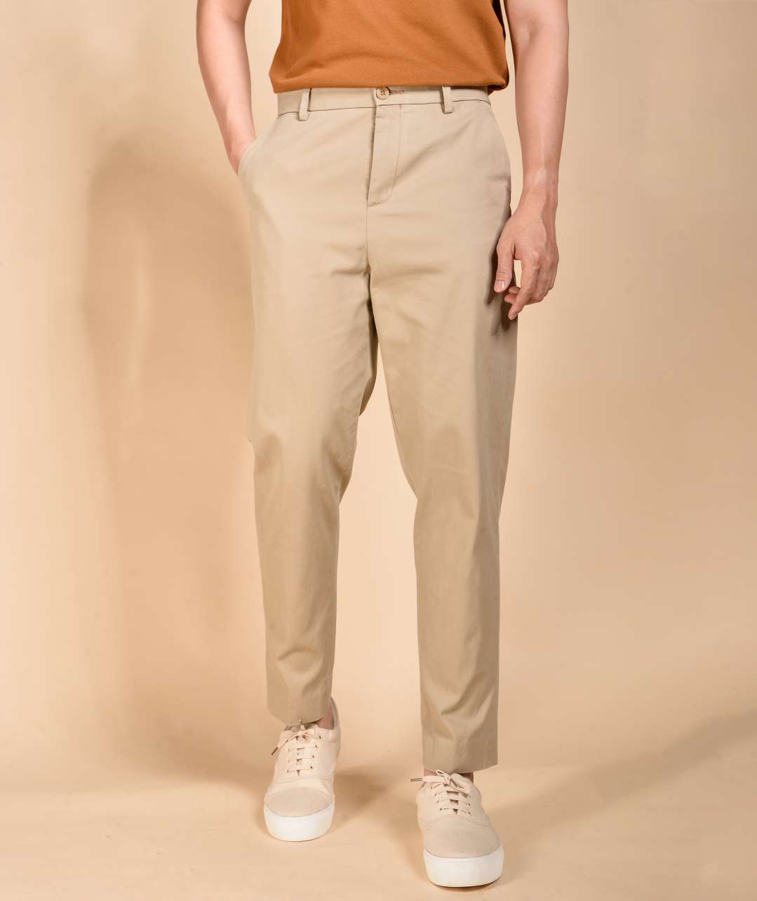 Zara | Pants | Nwt Zara Man Tan Relax Fit Pleated Carrot Fit Trousers Size  L | Poshmark