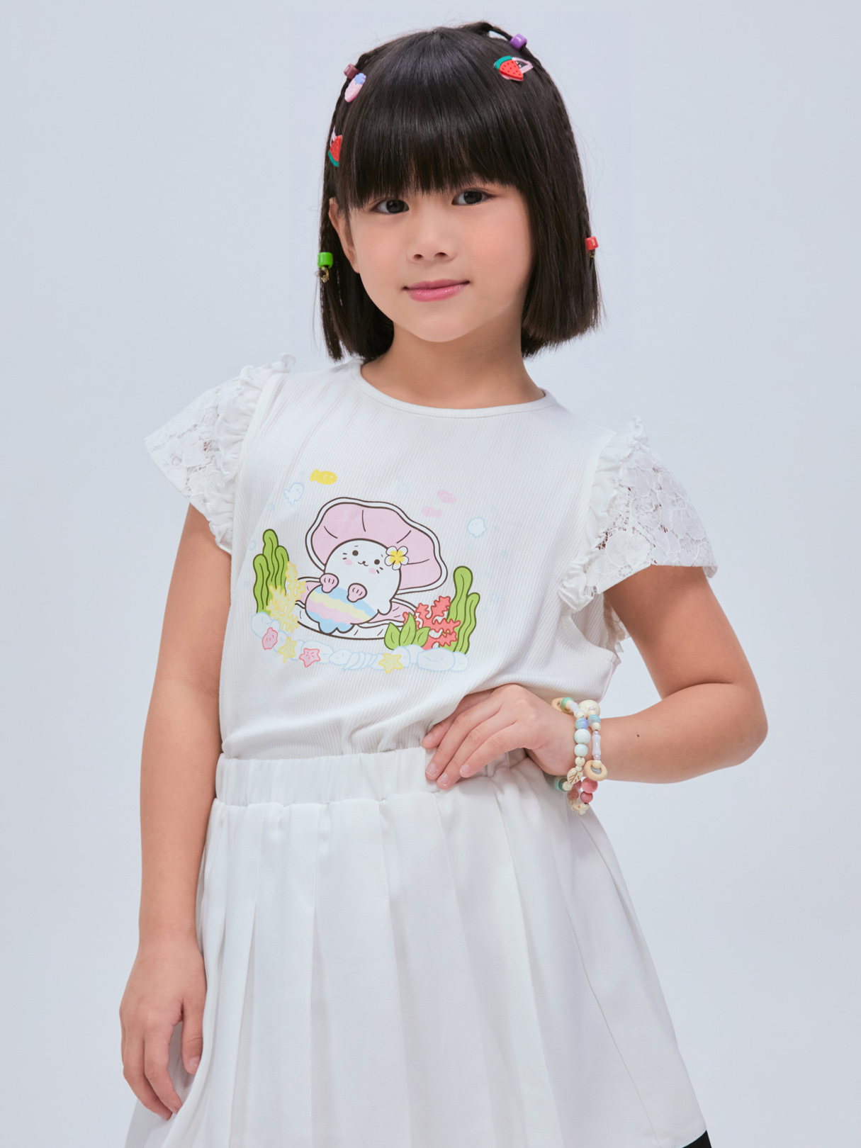 Regular Lace Short Sleeves T-Shirt | ZANDO