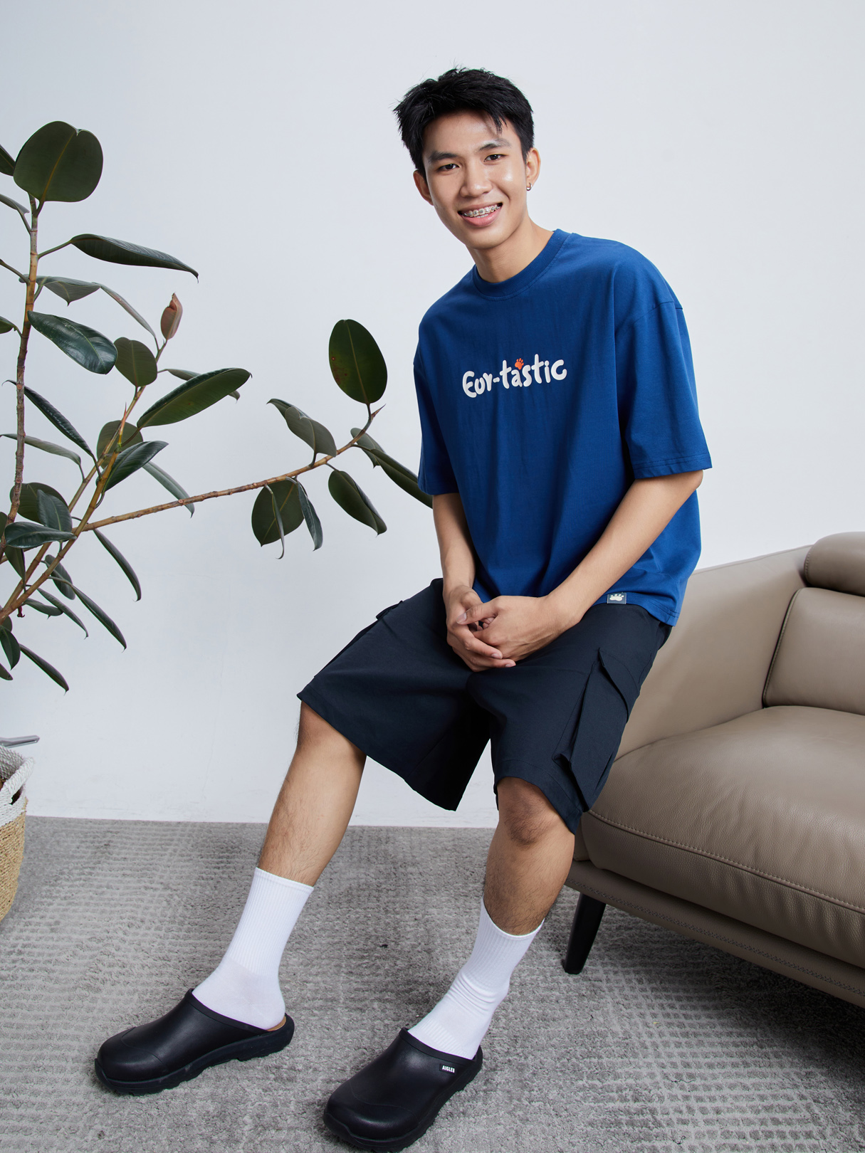 Regular T-Shirt With Printed