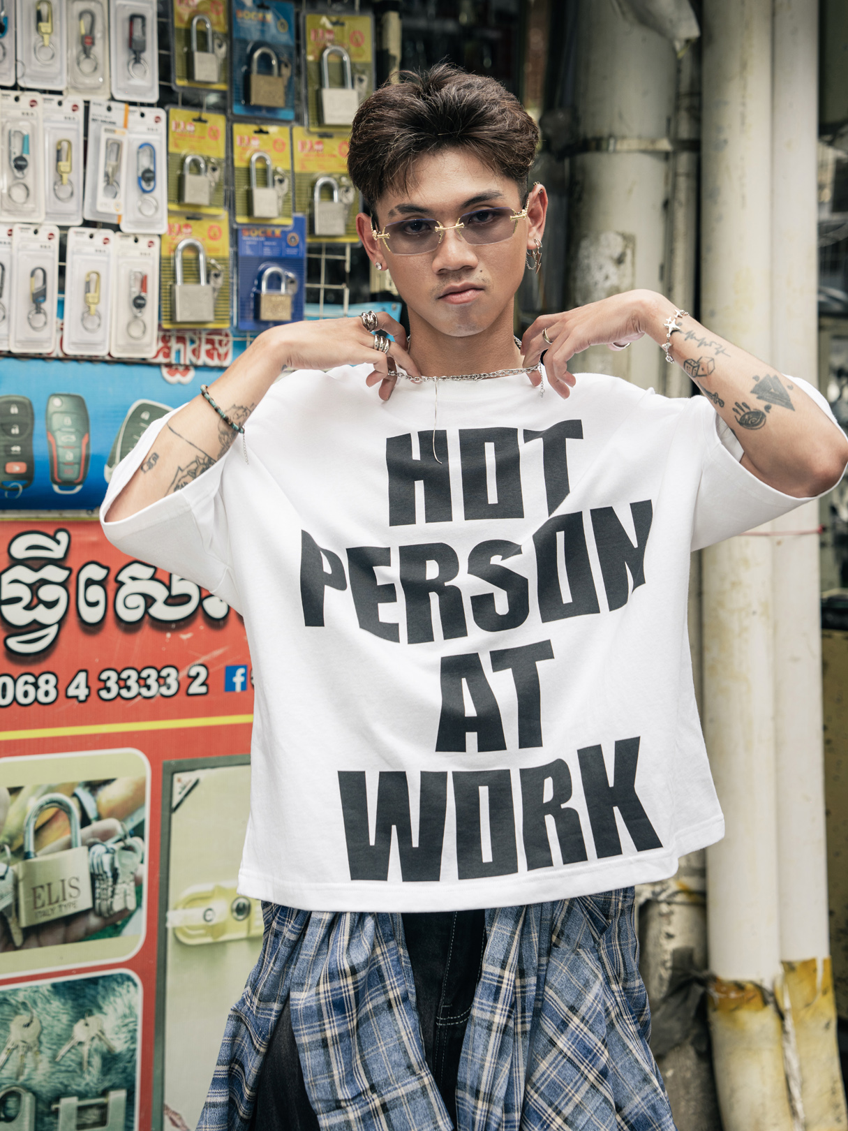 Oversized T-Shirts With Printed